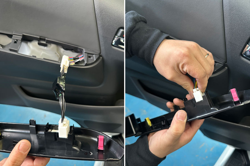 ハイエース用 vehicle 助手席側オートウインドウハーネス