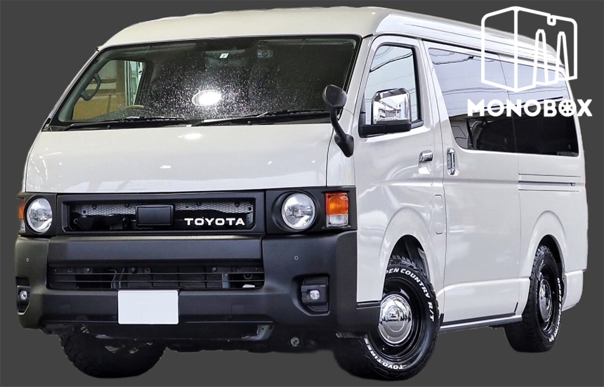 ハイエース 4型～現行モデル ワイドボディー用 丸目フェイスキット Ver.2 MONOBOX