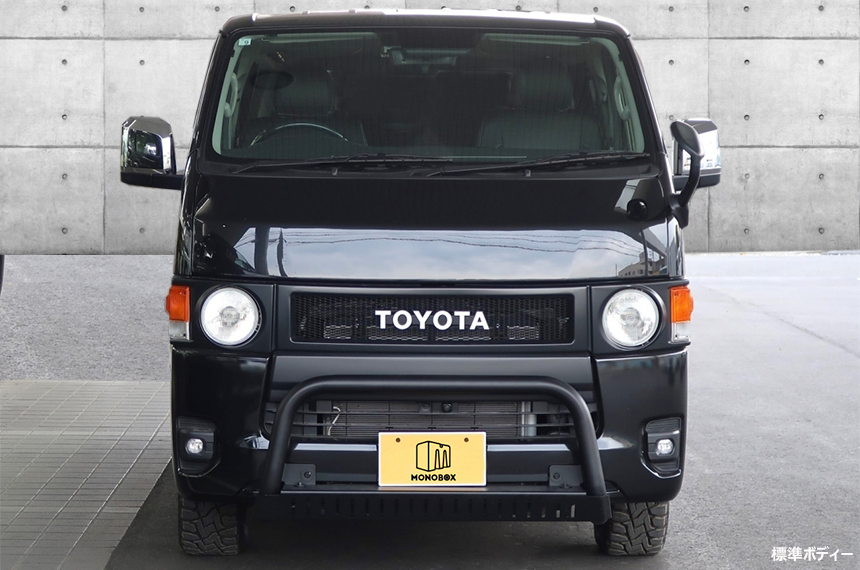 ハイエース 用 フロントブッシュバー MONOBOX