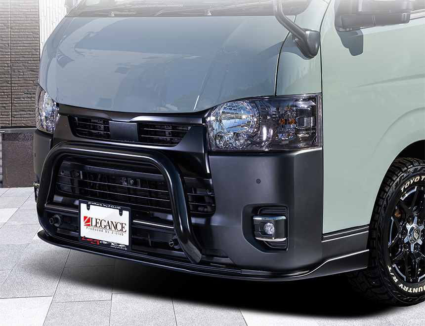 ハイエース 4型~現行モデル 標準ボディー用 フロントフリッパー LEGANCE