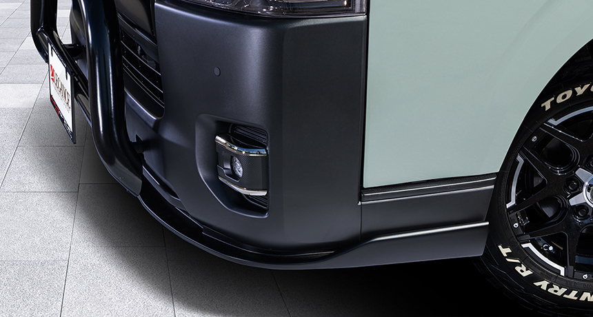 ハイエース 4型~現行モデル 標準ボディー用 フロントフリッパー LEGANCE