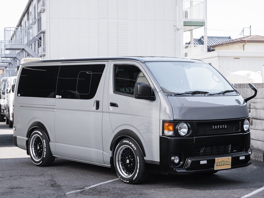 ハイエース 4型～現行モデル 標準ボディー用 MONOBOX フロントバンパープロテクター（LEDマーカーランプ付）