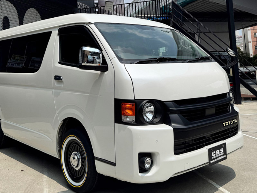 ハイエース ワイドボディー用 ESSEX フラットボンネット