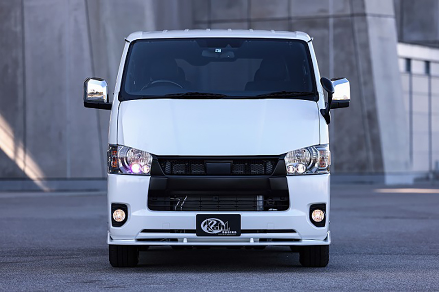 ハイエース 4型～現行モデル 標準ボディー用 フロントディフューザー KUHL RACING