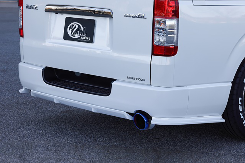 ハイエース 4型~現行モデル 標準ボディー用 リアディフューザー KUHL RACING