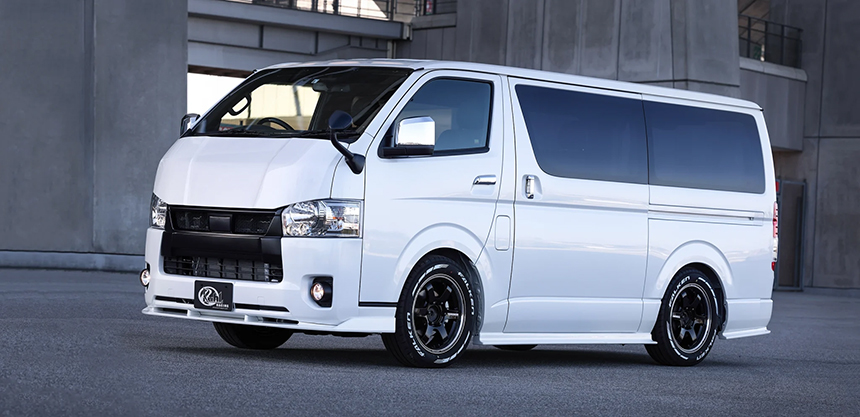 ハイエース 4型～現行モデル 標準ボディー用 フロントグリル KUHL RACING