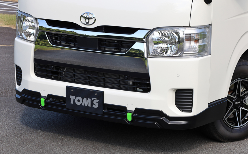 ハイエース 4型～現行モデル 標準ボディー用 TOM’s フロントスポイラー