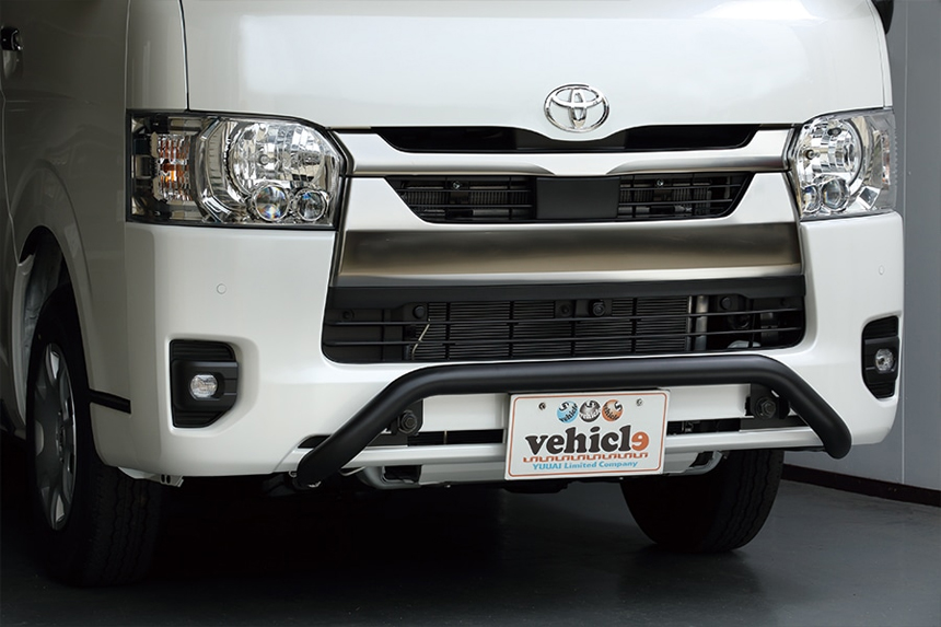ハイエース 4型～現行モデル 標準ボディー用 vehicle フロントブッシュバー