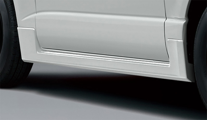 ハイエース モデリスタ サイドスカート 本体