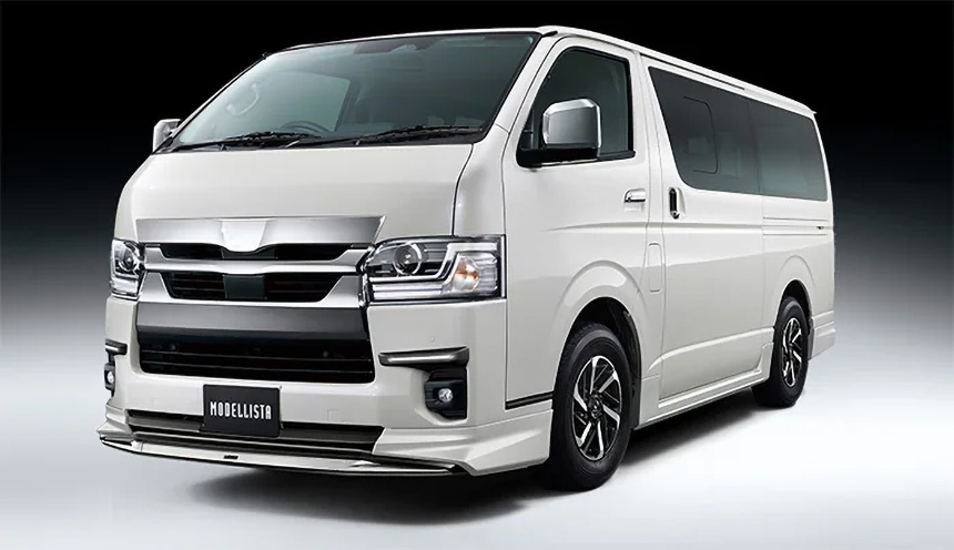 ハイエース モデリスタ 外観 走行シーン1