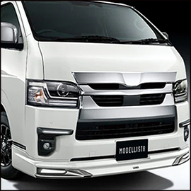 ハイエース 4型～現行モデル 標準ボディー用 モデリスタ フロントスポイラー Ver2