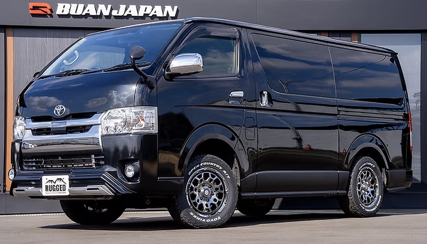 ハイエース RUGGED X  サイドパネル