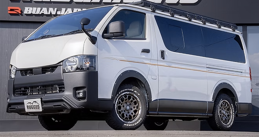ハイエース RUGGED X  サイドパネル