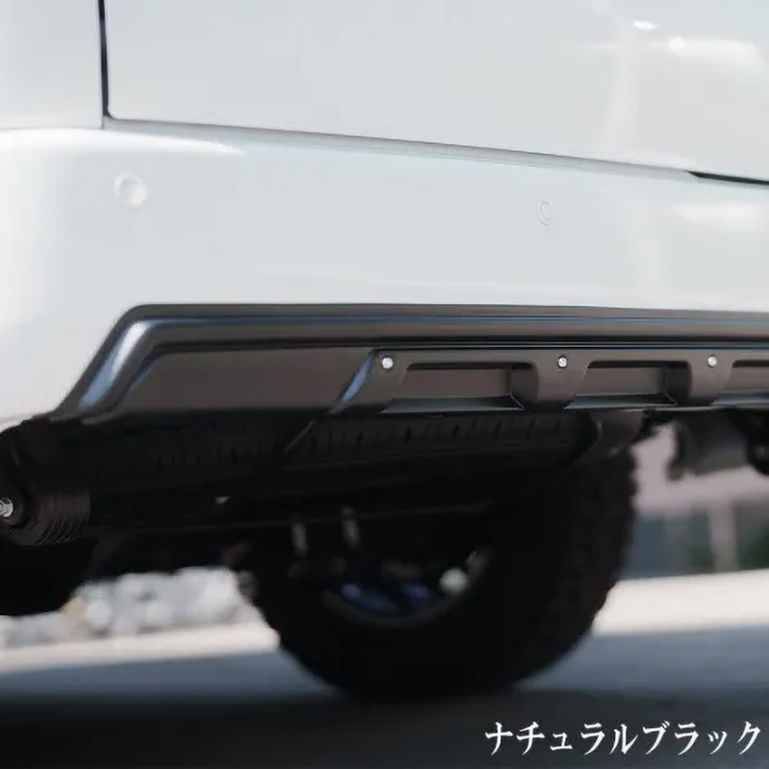 ハイエース ワイドボディ用 RUGGED XX　リアバンパーディフェンダー