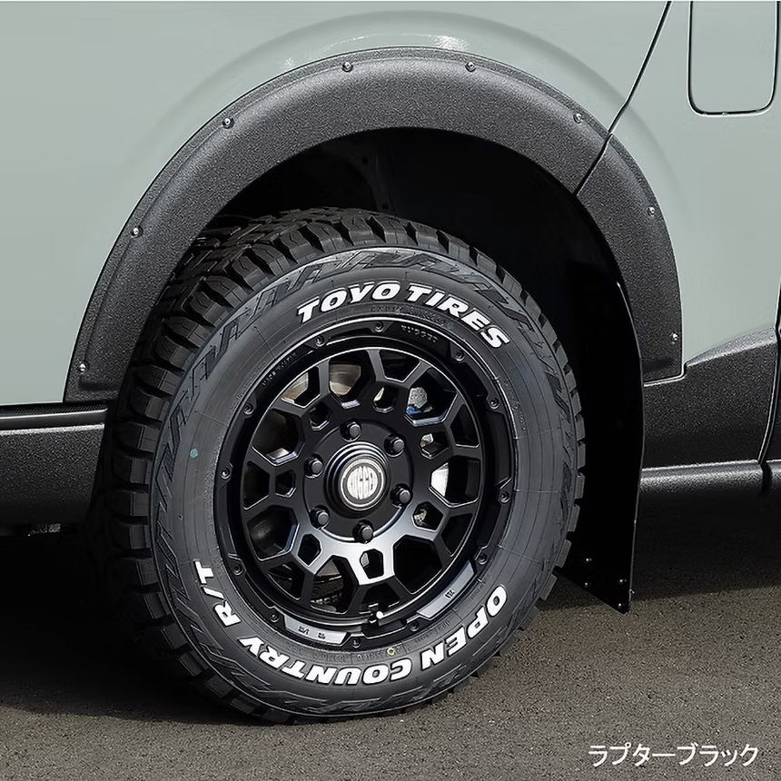 ハイエース RUGGED X UP-STYLEオーバーフェンダー