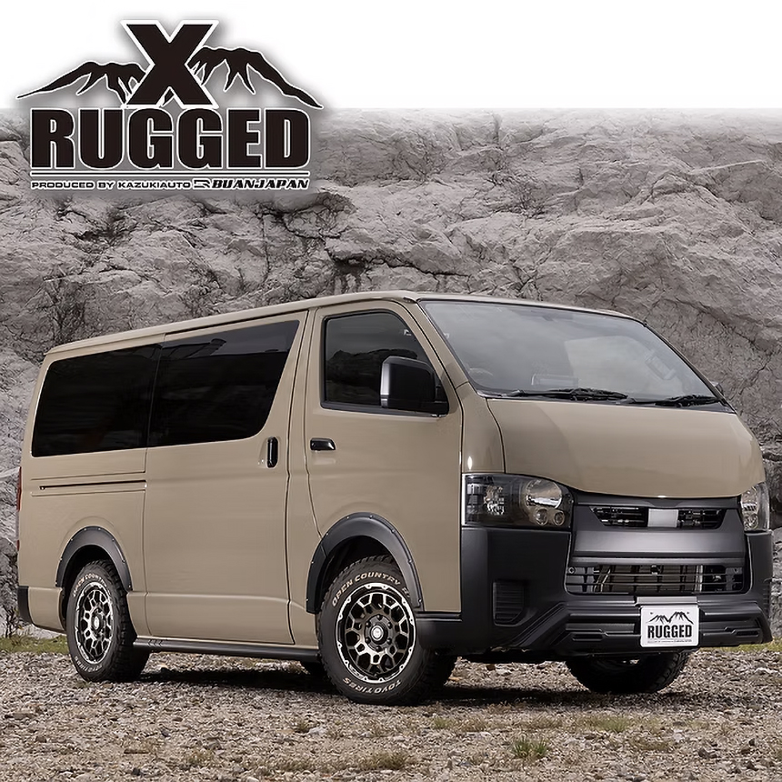 ハイエース RUGGED X サイドシルガード