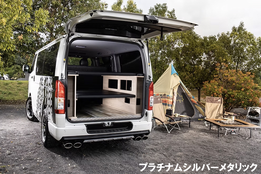 ハイエース4型～現行モデル  RUGGED X リアバンパーガード カラー