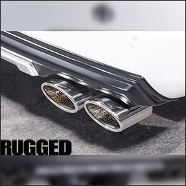 ハイエース 4型～現行モデル 標準ボディー用 RUGGED X リアバンパーガード