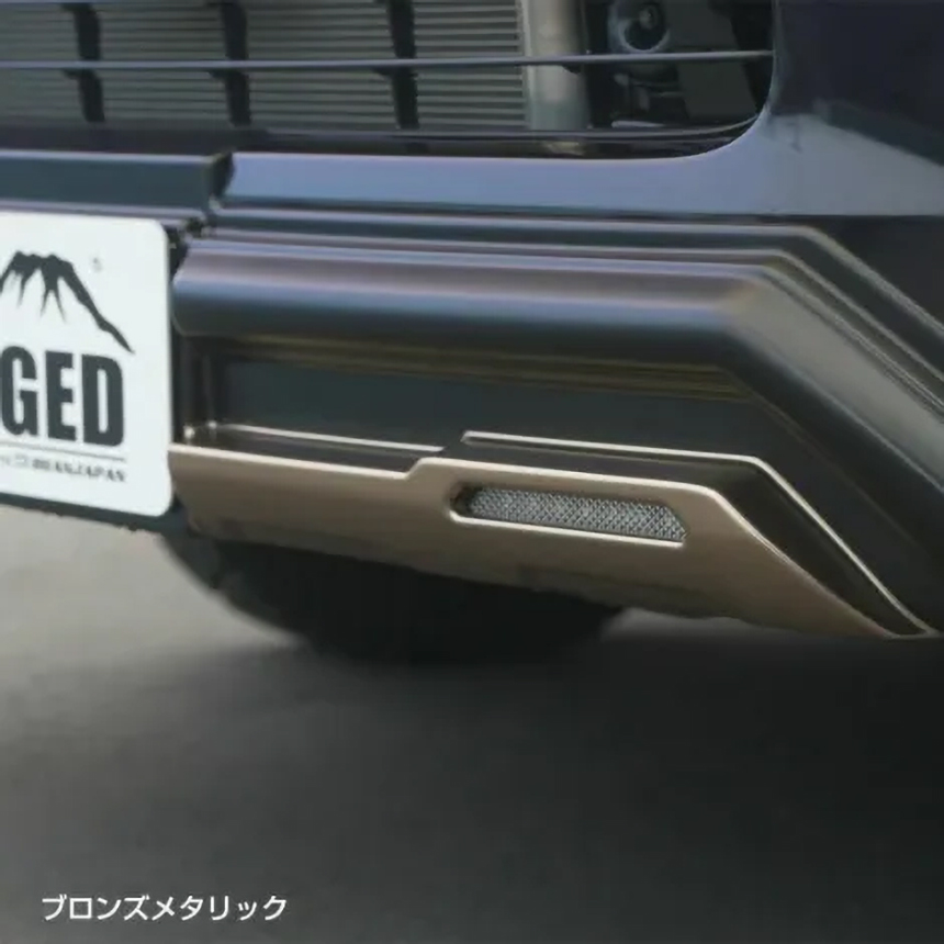 ハイエース 4型～現行モデル ワイドボディー用 RUGGED XX フロントバンパーガード