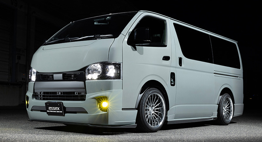 ハイエース ESSEX EF 18インチホイール(2ピース)&タイヤセット