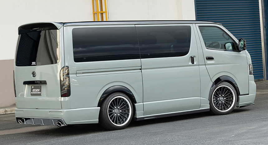 ハイエース ESSEX EF 18インチホイール(2ピース)&タイヤセット