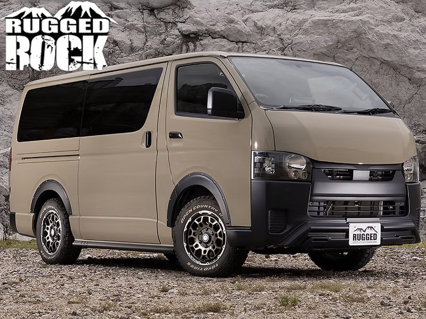 ハイエース RUGGED ROCK 16インチホイール＆タイヤセット