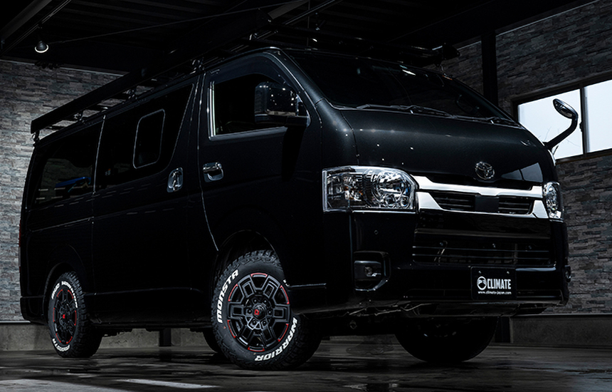 ハイエース クライメイト DEVGRU デヴグル 16インチホイール＆タイヤセット