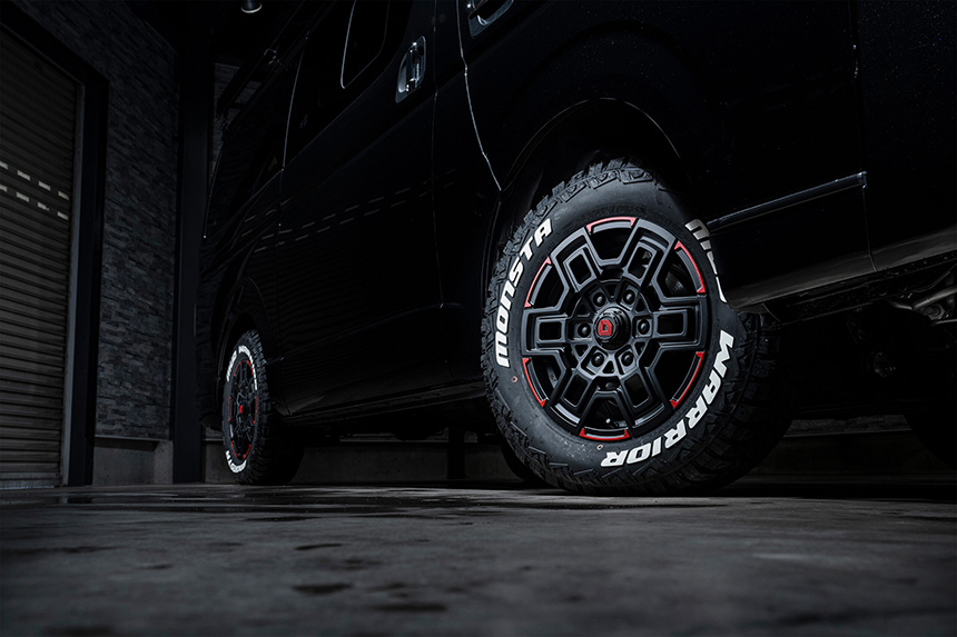 ハイエース クライメイト DEVGRU デヴグル 16インチホイール＆タイヤセット