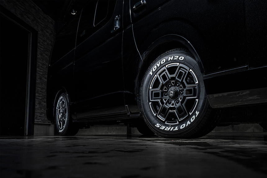 ハイエース クライメイト DEVGRU デヴグル 16インチホイール＆タイヤセット