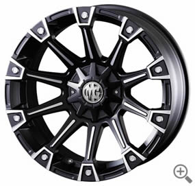 ハイエース用 MG MONSTER(エムジー モンスター) 17インチホイール＆タイヤセット
