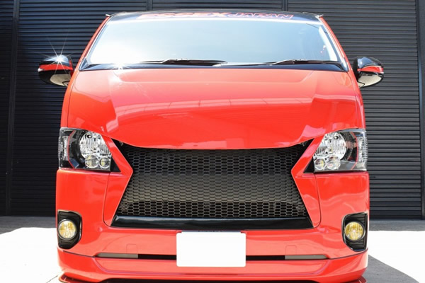 ハイエース用 ESSEX クワトロ フロントグリル