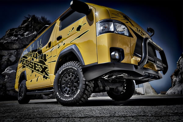 4型ハイエース 標準ボディー用 EXTREME フロントリップスポイラー
