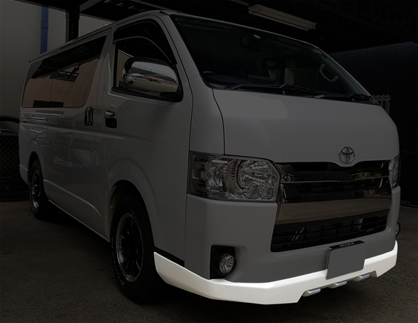 4型ハイエース 標準ボディー用 EXTREME フロントリップスポイラー