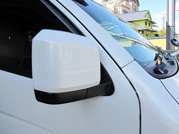 ハイエース 6型用 塗装済みドアミラーカバー