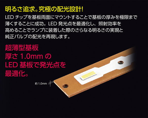 ハイエース 3型～7型 ヘッドライトハイビーム専用 ヴァレンティ LED