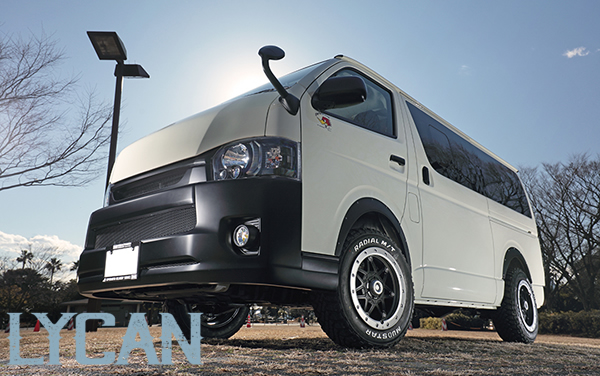 ハイエース用 MG LYCAN(ライカン) 17インチホイール&タイヤセット