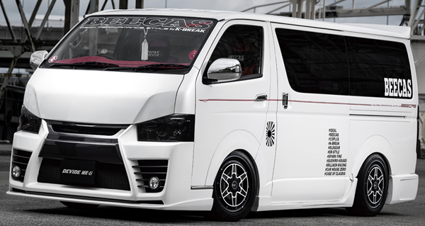 ハイエース用 SSR ディバイド MK-6(限定カラー)18インチホイール＆タイヤセット
