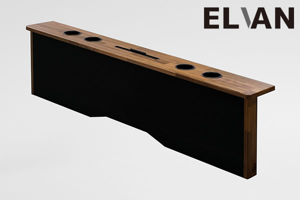 ハイエース 標準ボディー用 ELVAN ウォールナット セカンドテーブルを