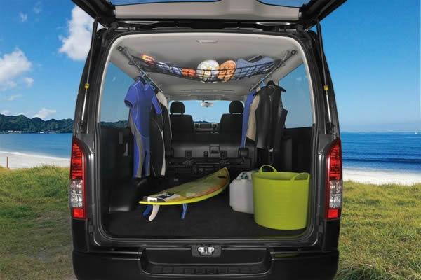 ハイエース S-GL/ワゴンGL 荷室用 サイドバー