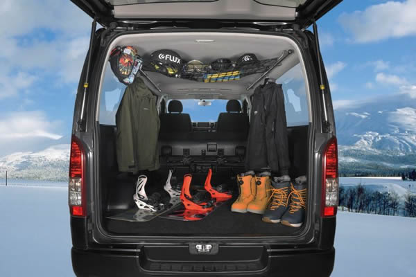 ハイエース S-GL/ワゴンGL 荷室用 サイドバー