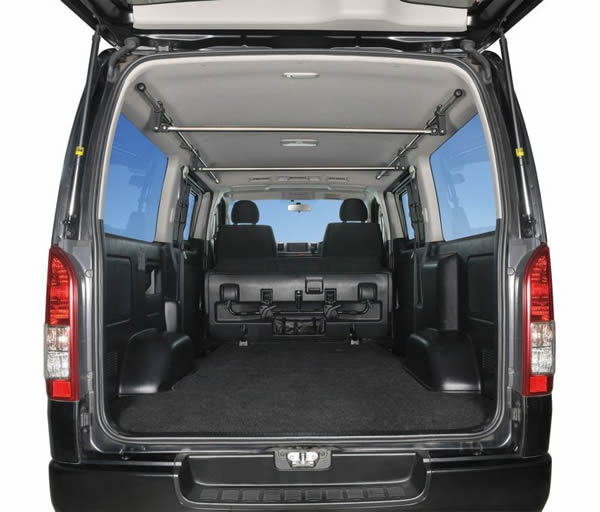 ハイエース S-GL/ワゴンGL 荷室用 サイドバー