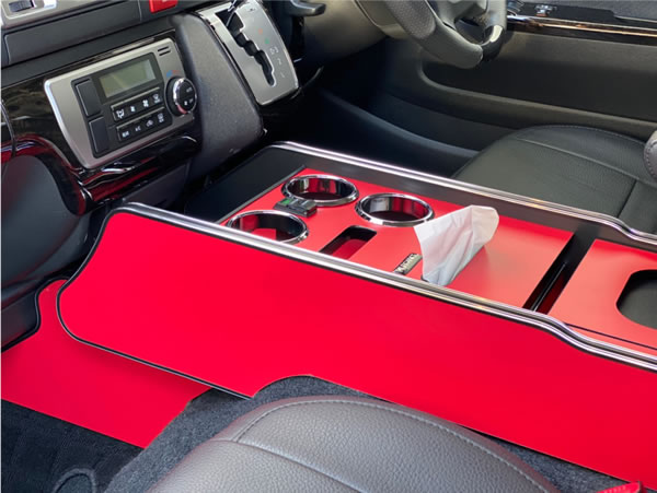ハイエース 標準ボディー用 LEGANCE インテリアセンターコンソールボックス