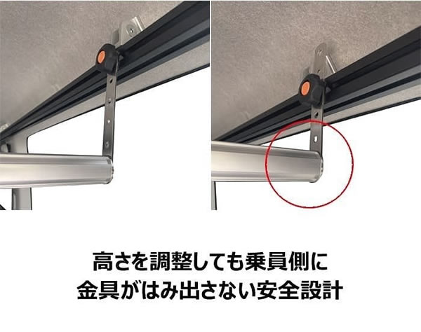 ハイエース S-GL 標準ボディー用 サーフボードキャリア(150cm)