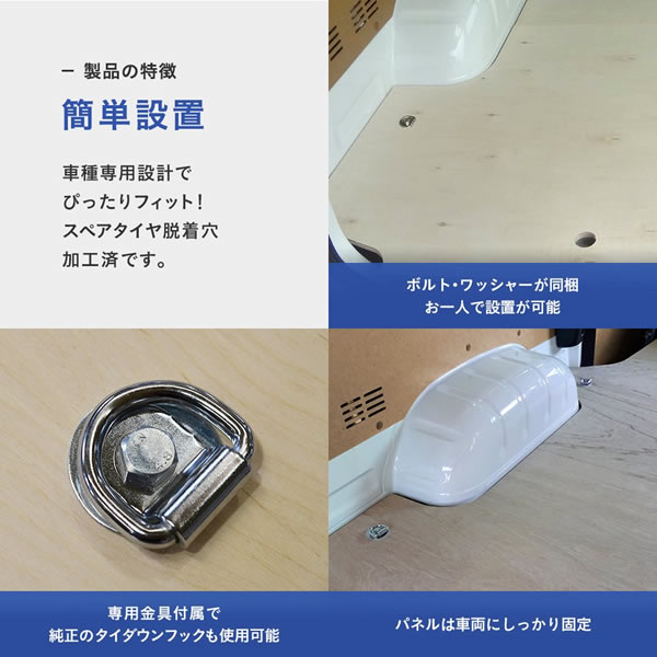 ハイエース DX 標準ボディー 4ドア用 フロアパネルS