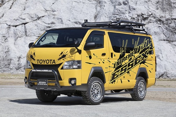 4型ハイエース 標準ボディー用 EXTREME フロントリップスポイラー