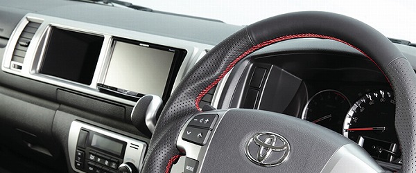 ハイエース 4型用 BOXY STYLE ユーロステアリング(ガングリップタイプ)