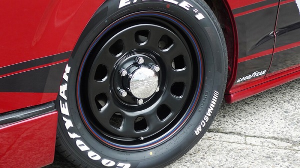 ハイエース用 デイトナRS 17インチホイール＆タイヤセット 
