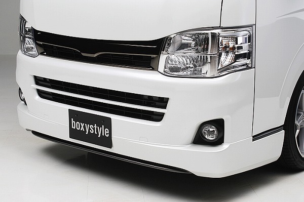 3型ハイエース 標準ボディー用 boxystyle フロントハーフスポイラー