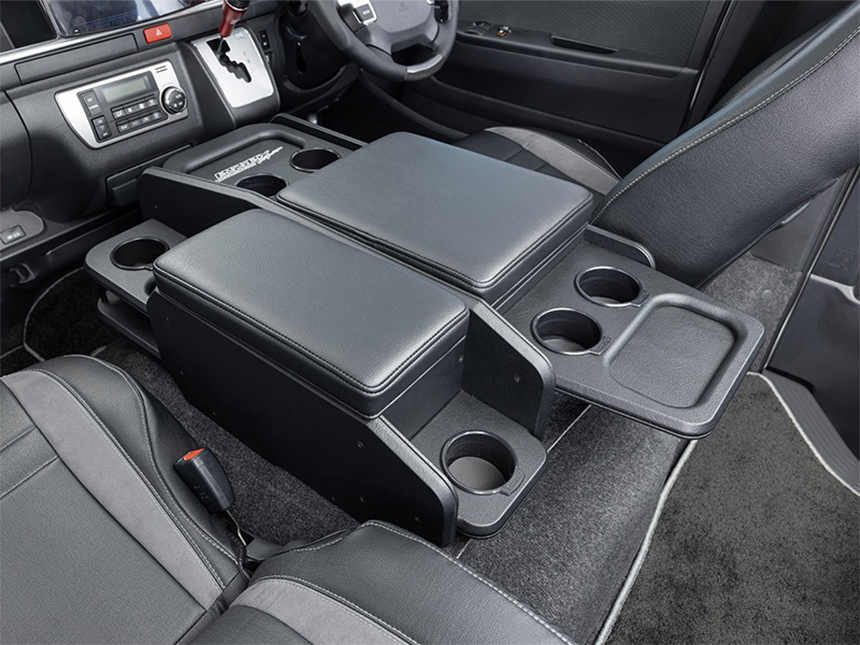 ハイエース ワイドボディー用 ESSEX ハイグレード センターコンソール