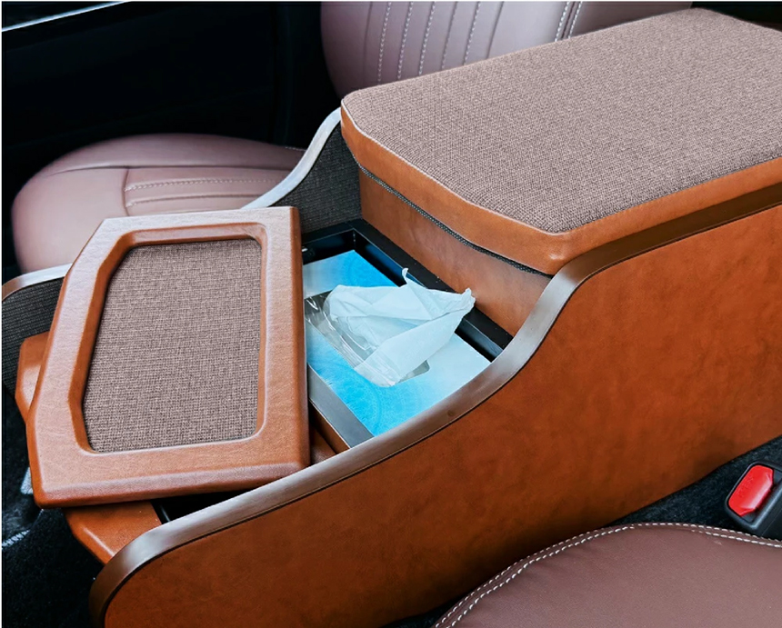 ハイエース S-GL 標準ボディー用 hyog スライド式収納センターコンソール レトロ